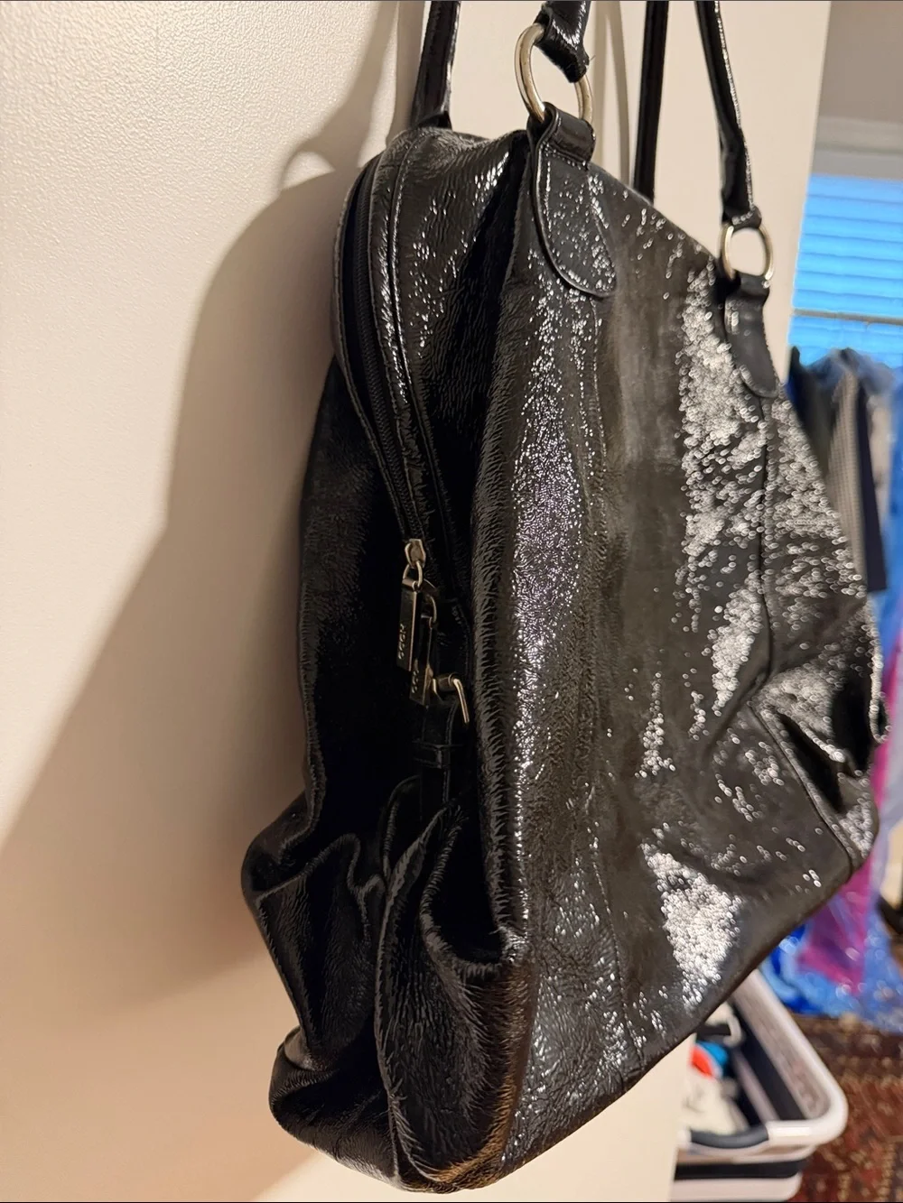 HOBO Black Leather Shoulder Bag